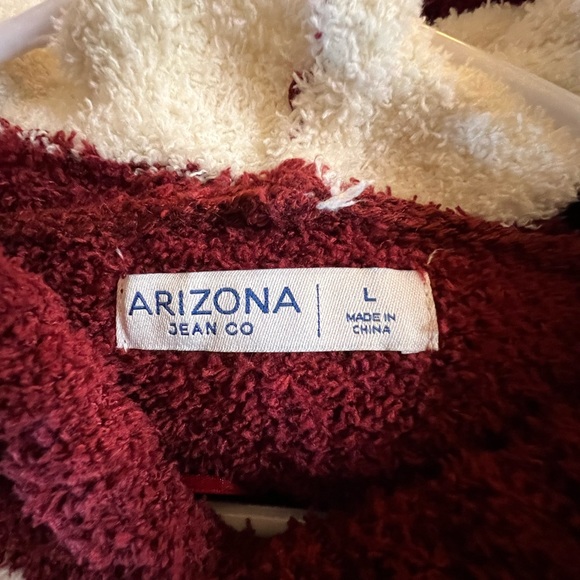 NWT Arizona Jean Co oversized crop hoodie. Women’s size Large. Very soft. - Picture 6 of 7